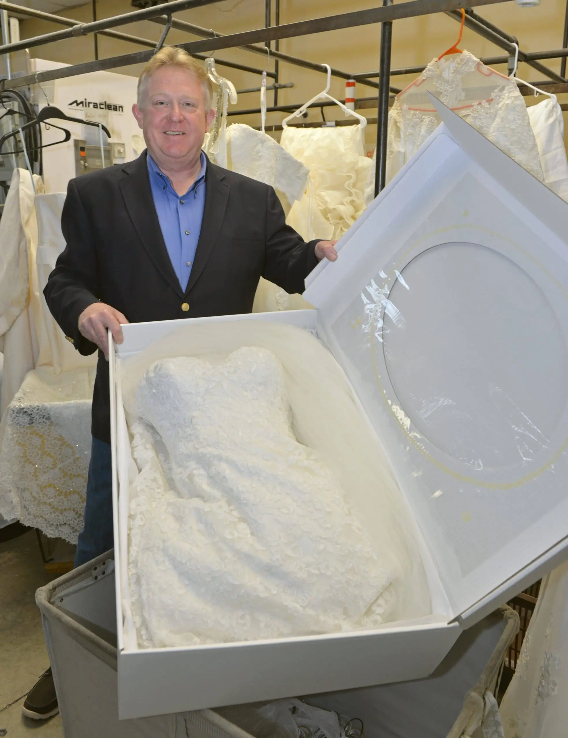 Steve Hirmer Steve Hirmer - Owner of Chicago Wedding Dress Cleaners